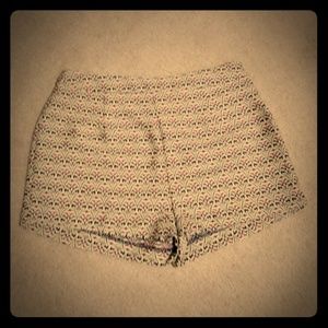 NWOT High-wasted Patterned Short Shorts